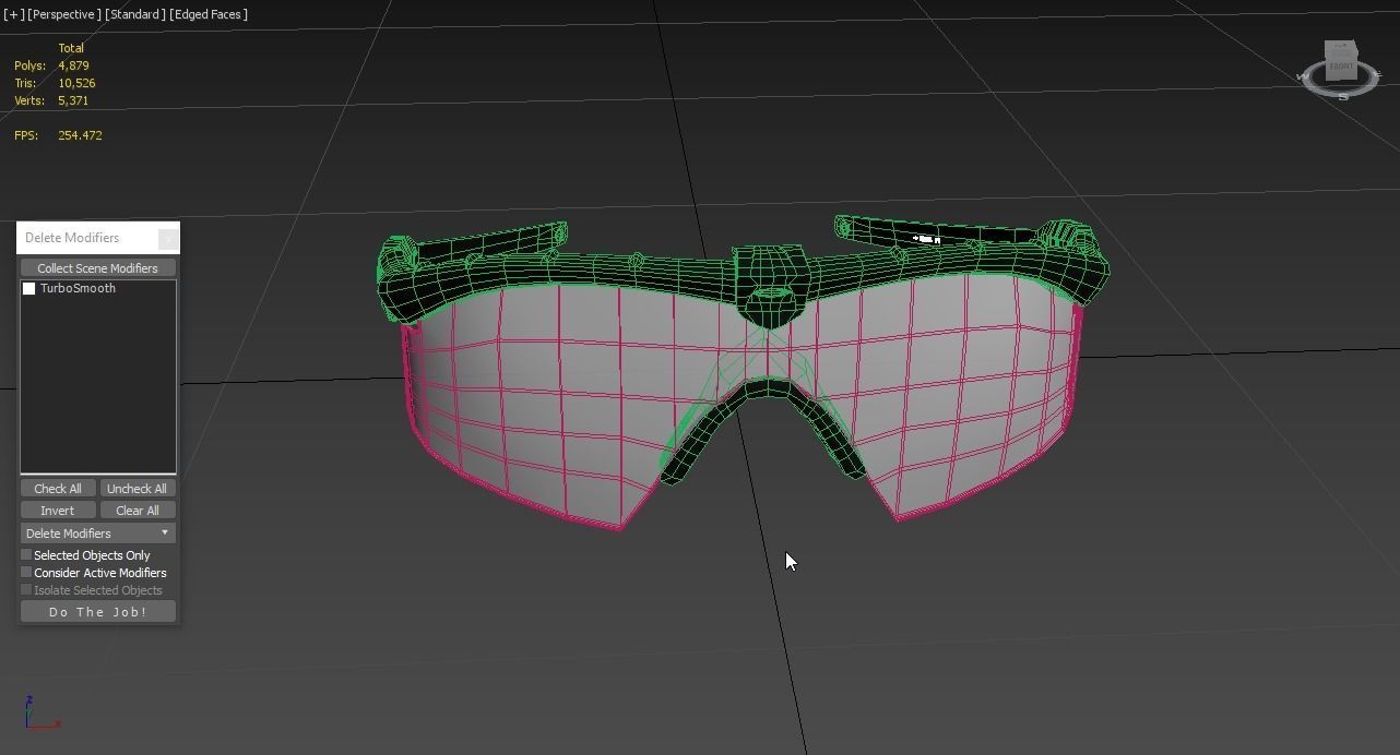 Oakley Industrial M Frame 3 PPE Clear Lenses Safety eyewear  3D model_5