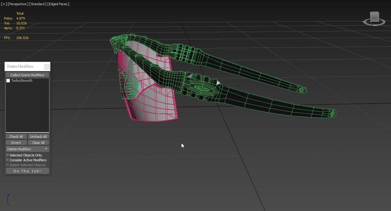 Oakley Industrial M Frame 3 PPE Clear Lenses Safety eyewear  3D model_6