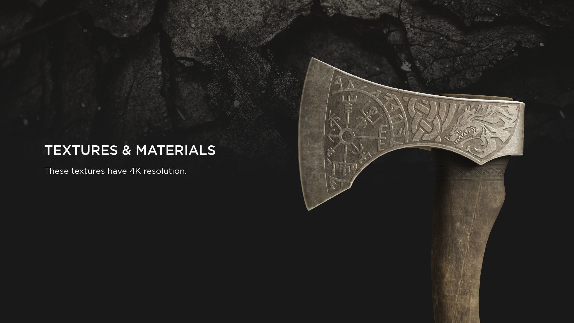 Nordic Axe 3D model_4