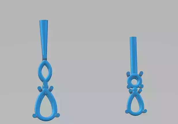 YD129 pair of earrings