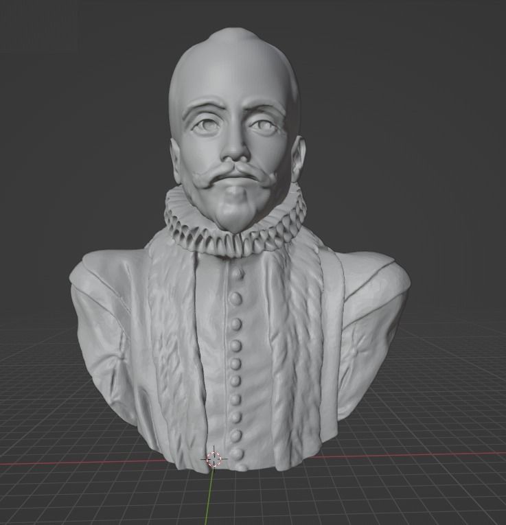 Michel de Montaigne 3D print model_16