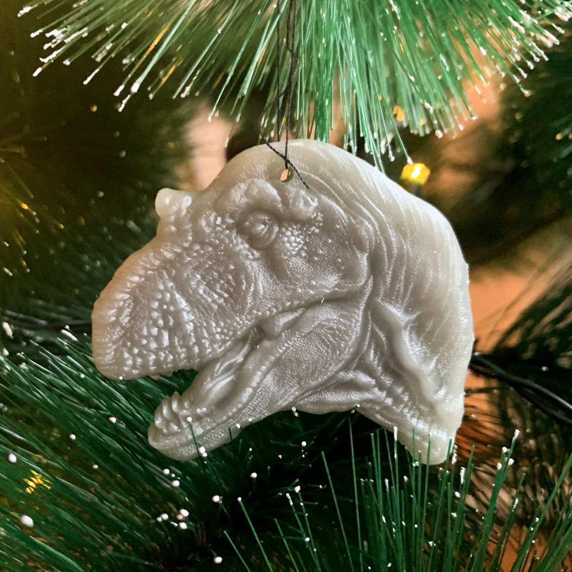 Prehistoric Christmas decoration set - pre-supported 3D print model_1