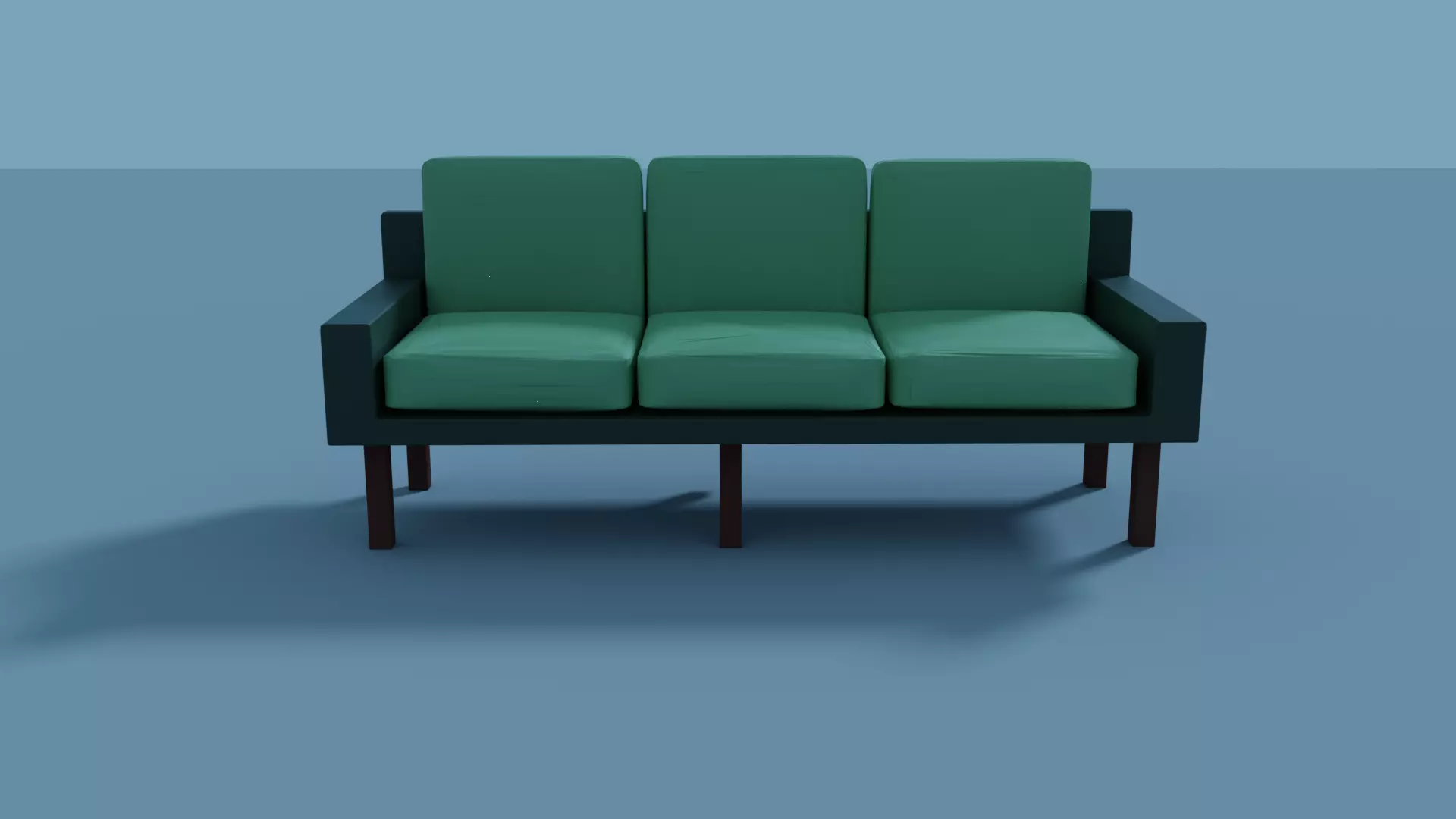 A COMFORTABLE SOFA Low-poly 3D model_0