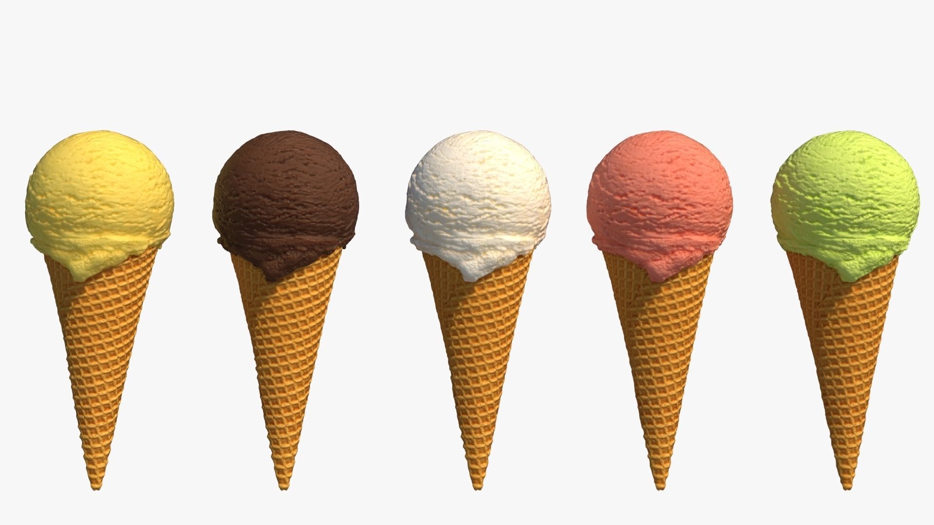 Ice Cream Cone 3D model_1