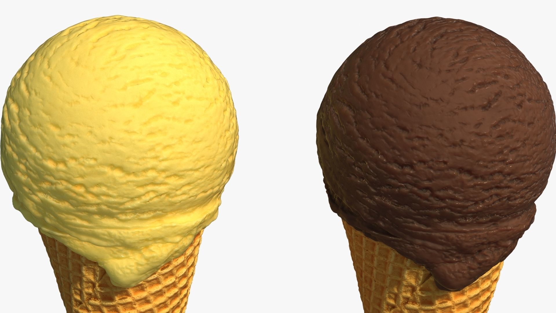 Ice Cream Cone 3D model_13