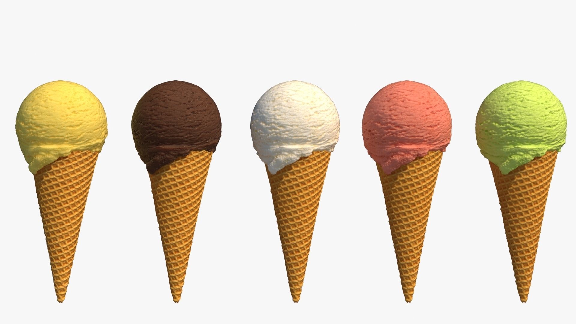 Ice Cream Cone 3D model_2