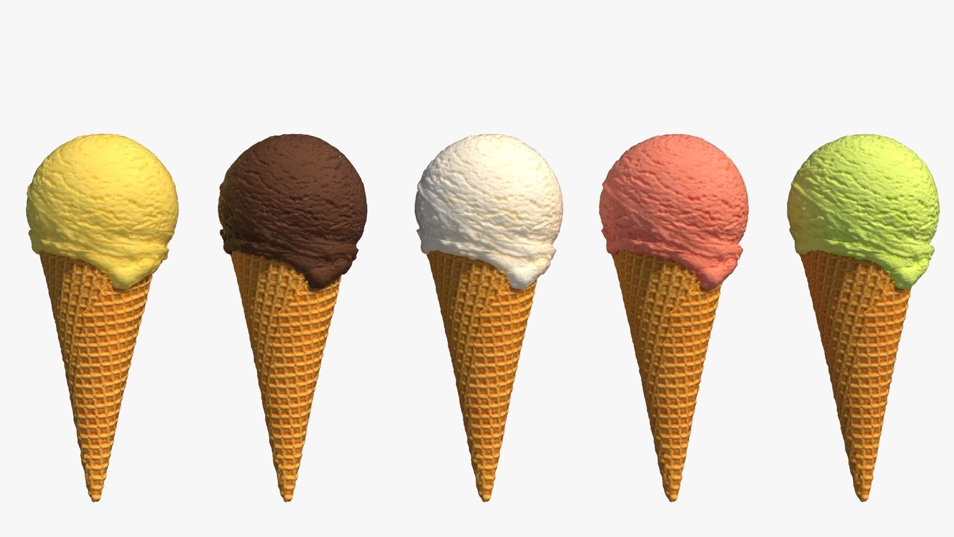 Ice Cream Cone 3D model_6