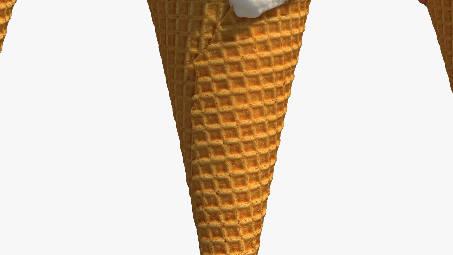 Ice Cream Cone 3D model_16