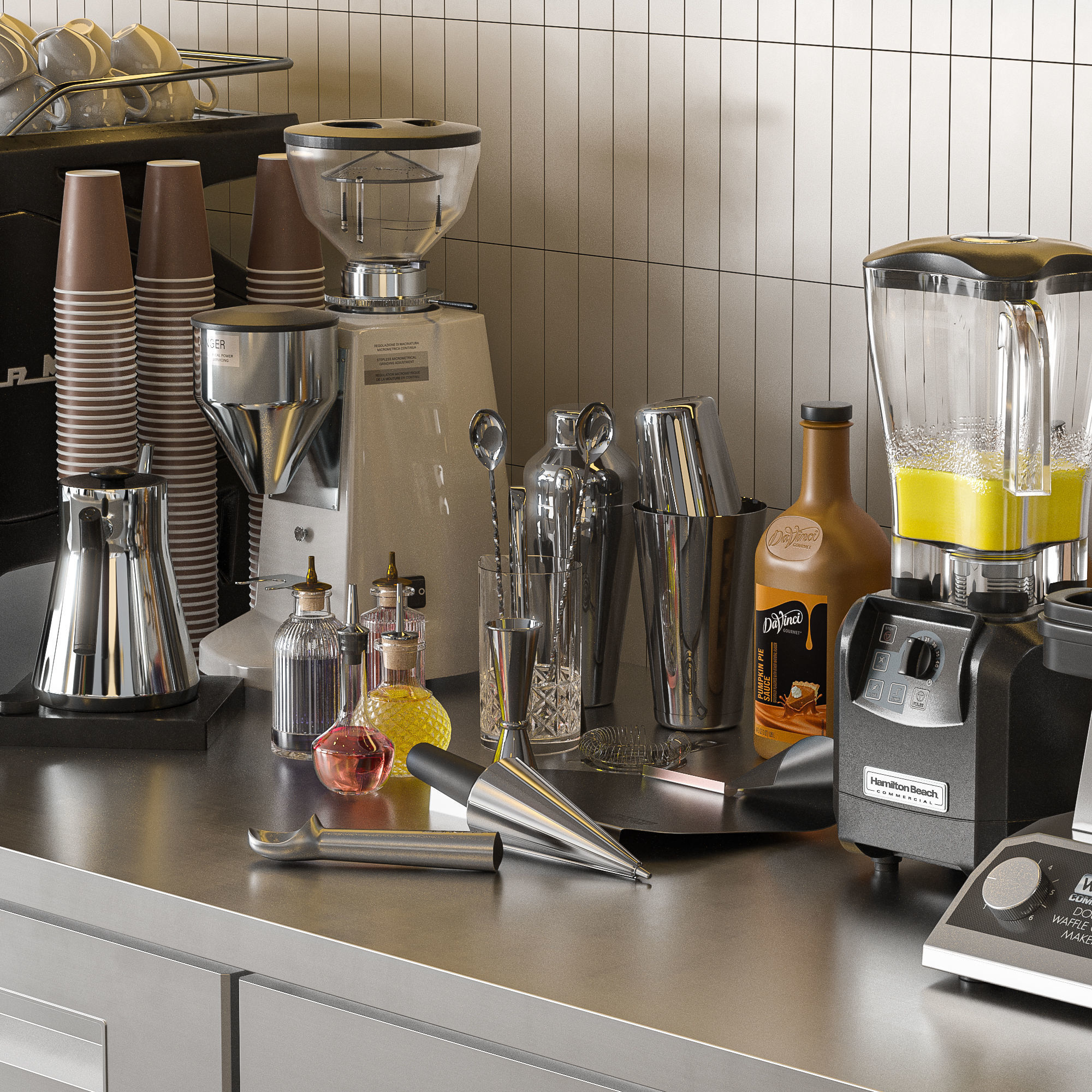 Ice Cream Shop 3D model_4