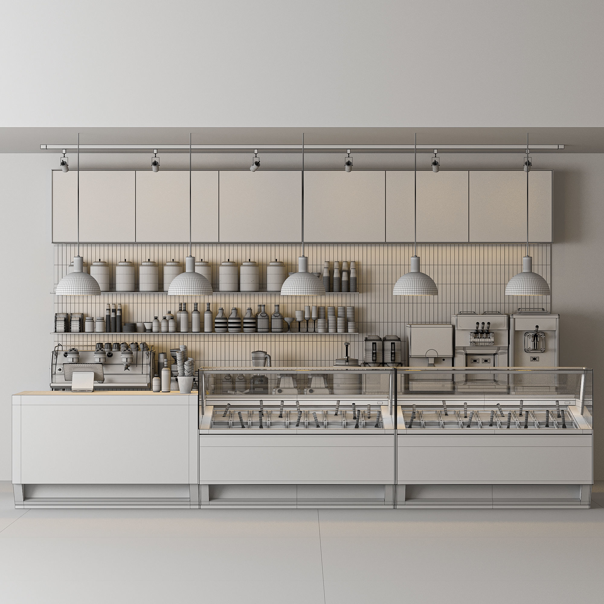 Ice Cream Shop 3D model_6