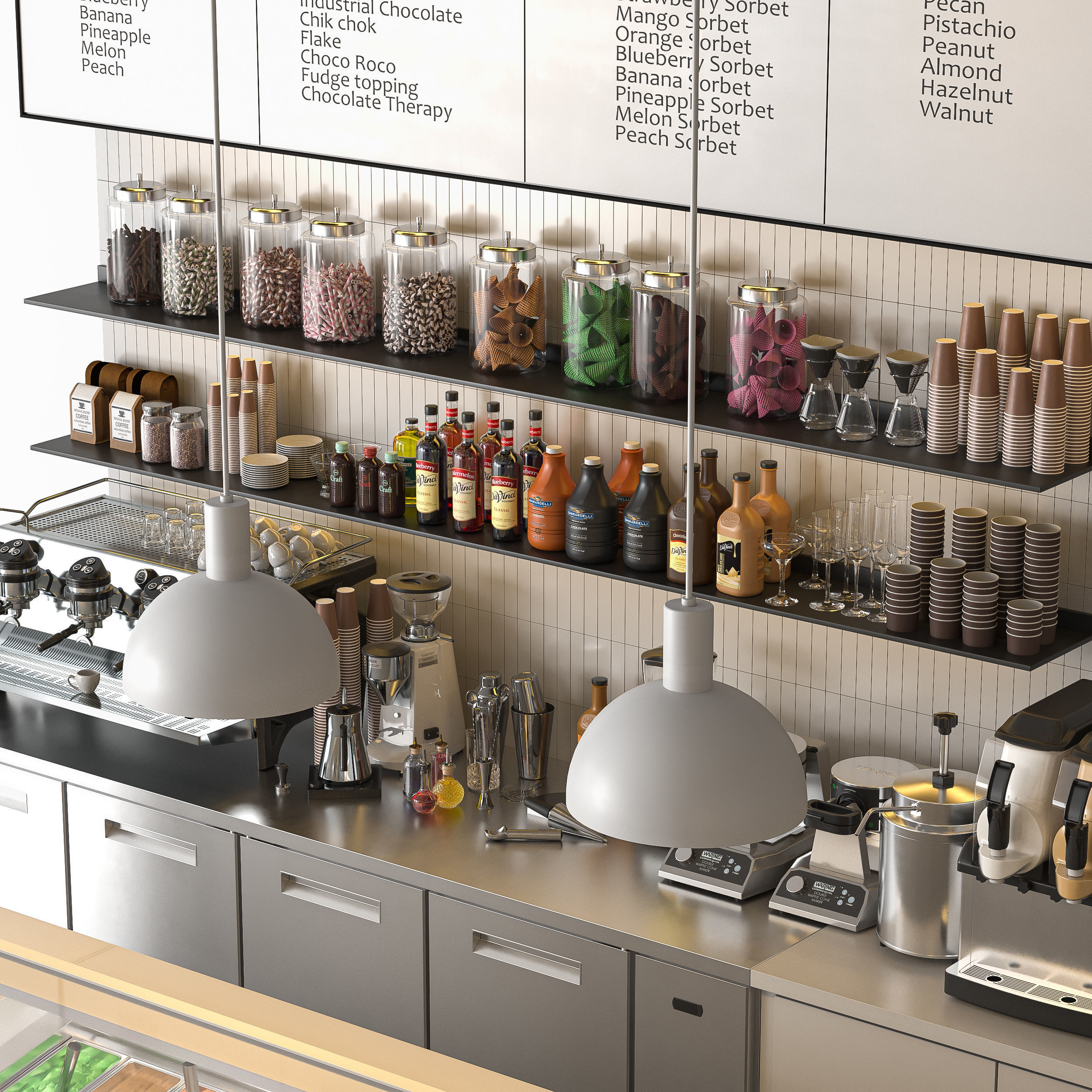 Ice Cream Shop 3D model_3