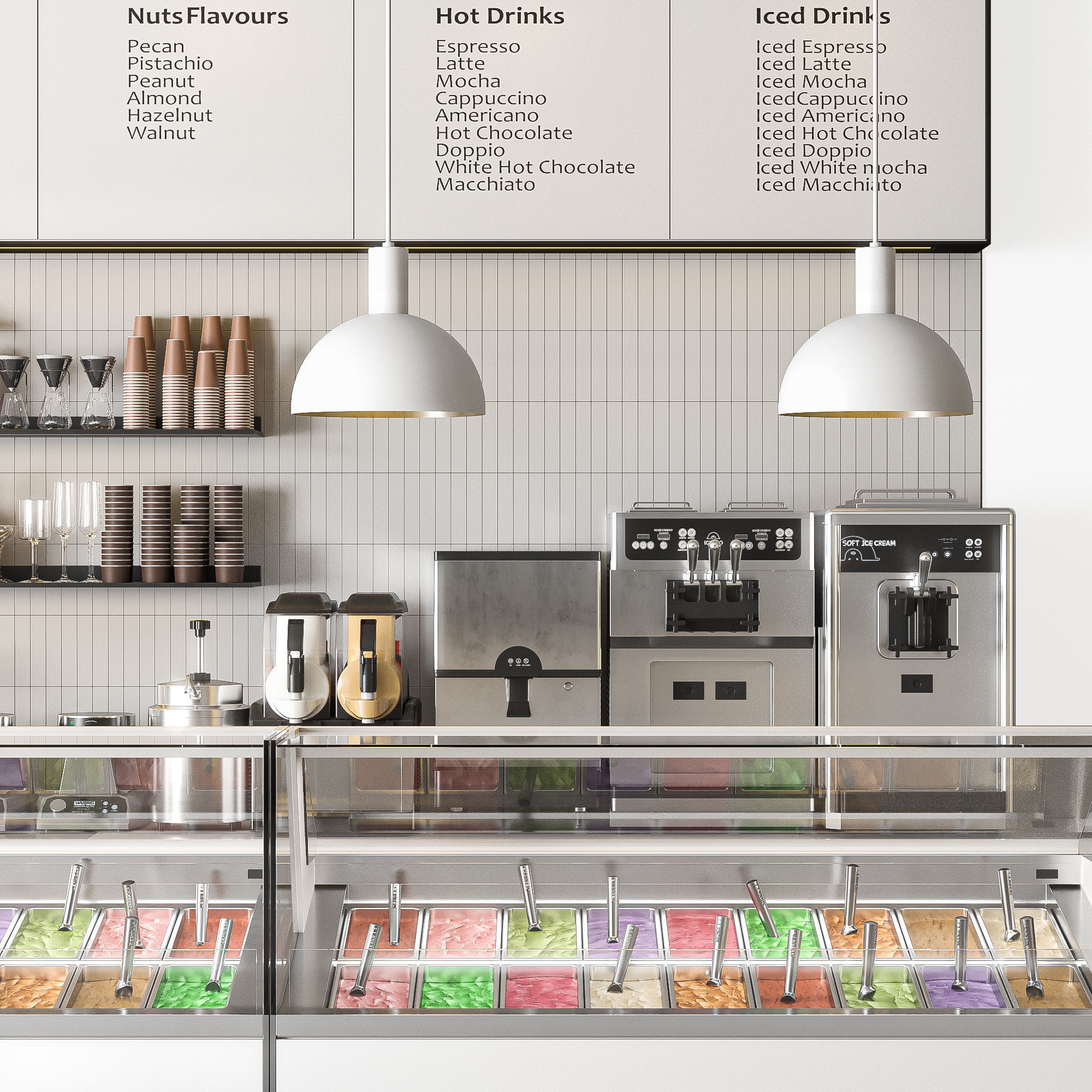 Ice Cream Shop 3D model_2