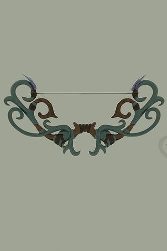 Fantasy Bow 3D model