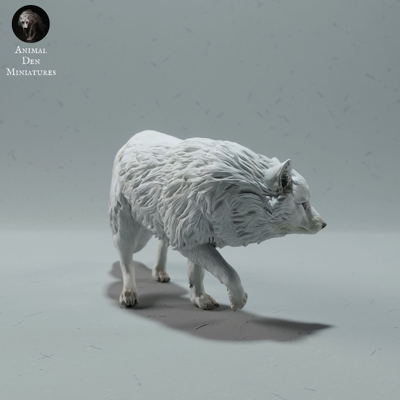 Arctic Fox 3D print model_2