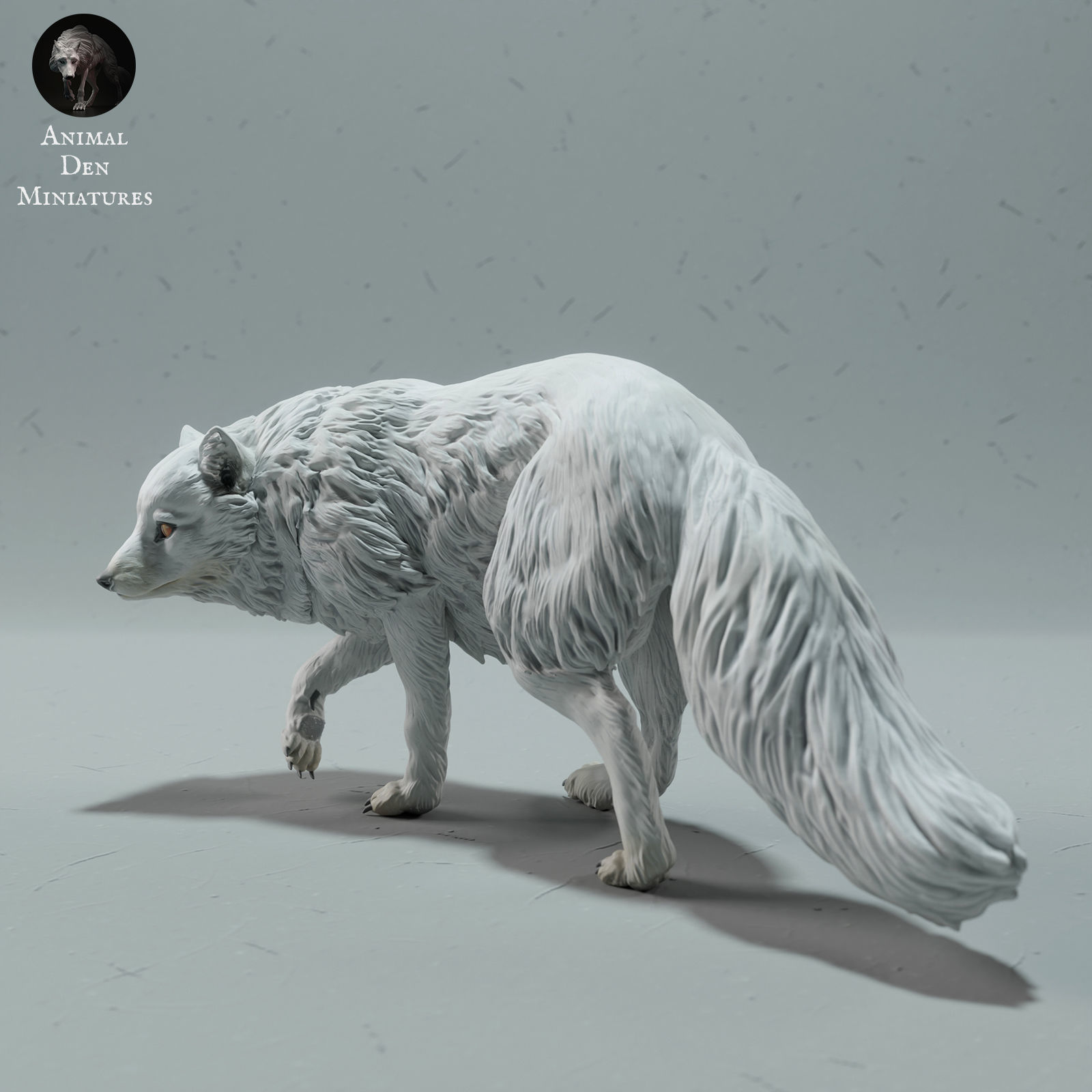 Arctic Fox 3D print model_1