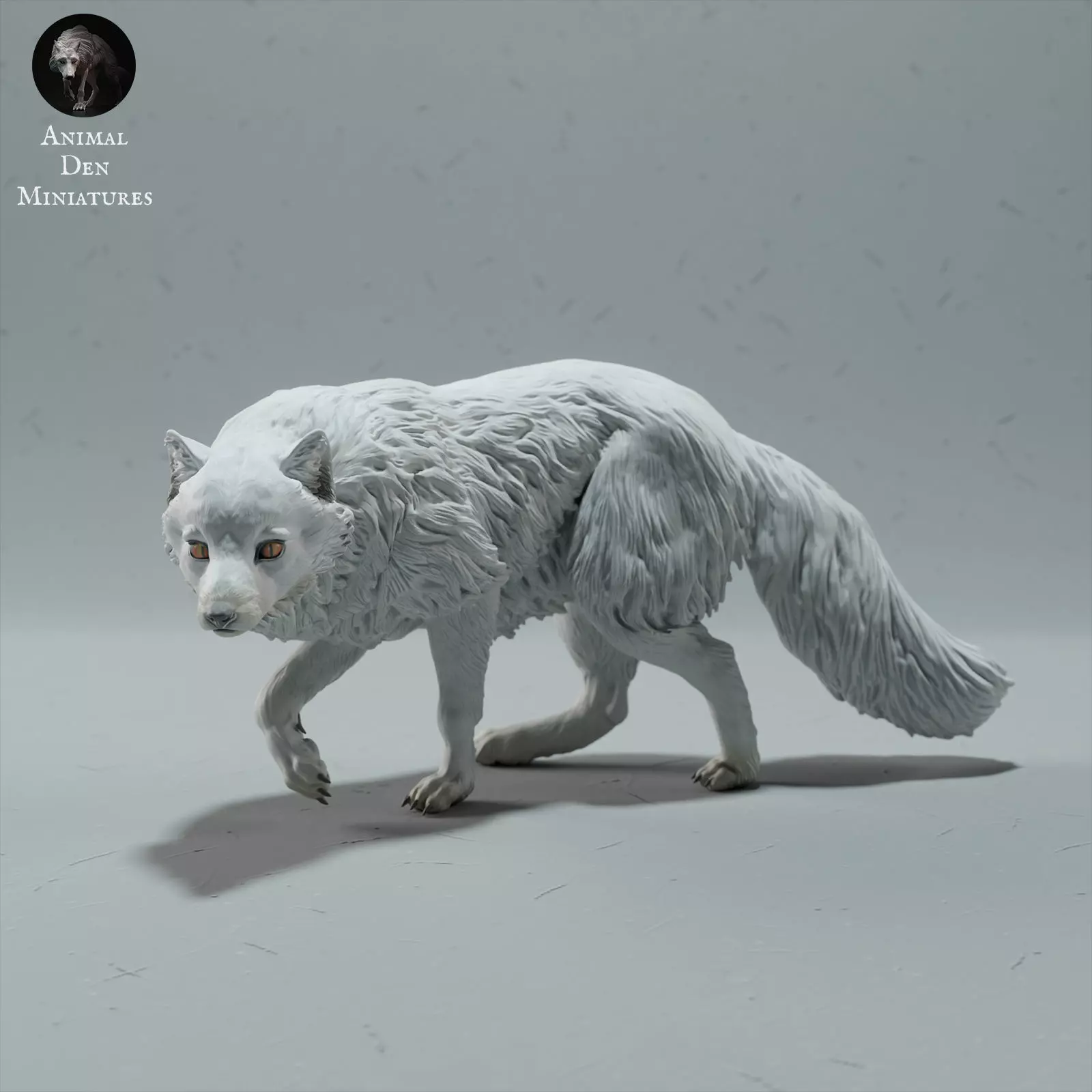 Arctic Fox 3D print model_0