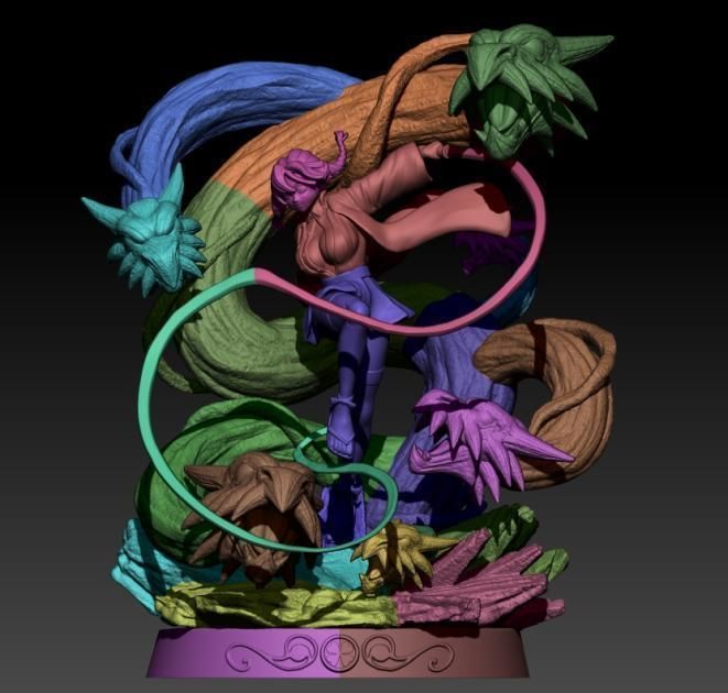 MITSURI KANROJI - kimetsu no yaiba 3D print model_2