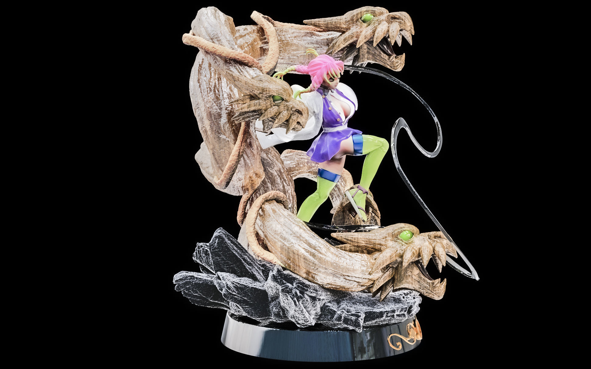 MITSURI KANROJI - kimetsu no yaiba 3D print model_5