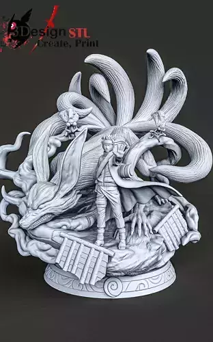 NARUTO AND KYUBI - NARUTO 