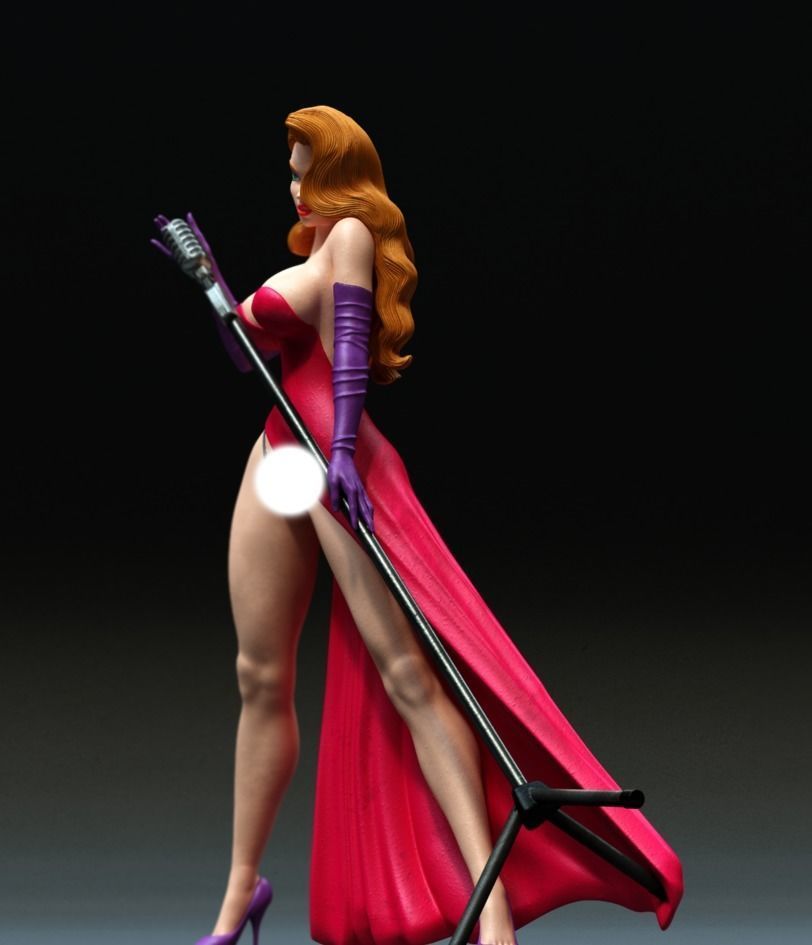 Jessica rabit 3D print model_4