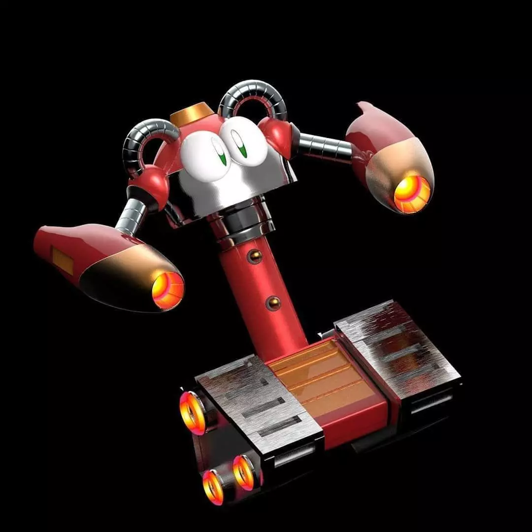 BUNBY TANK MEGAMAN Fanart 3D print model_0