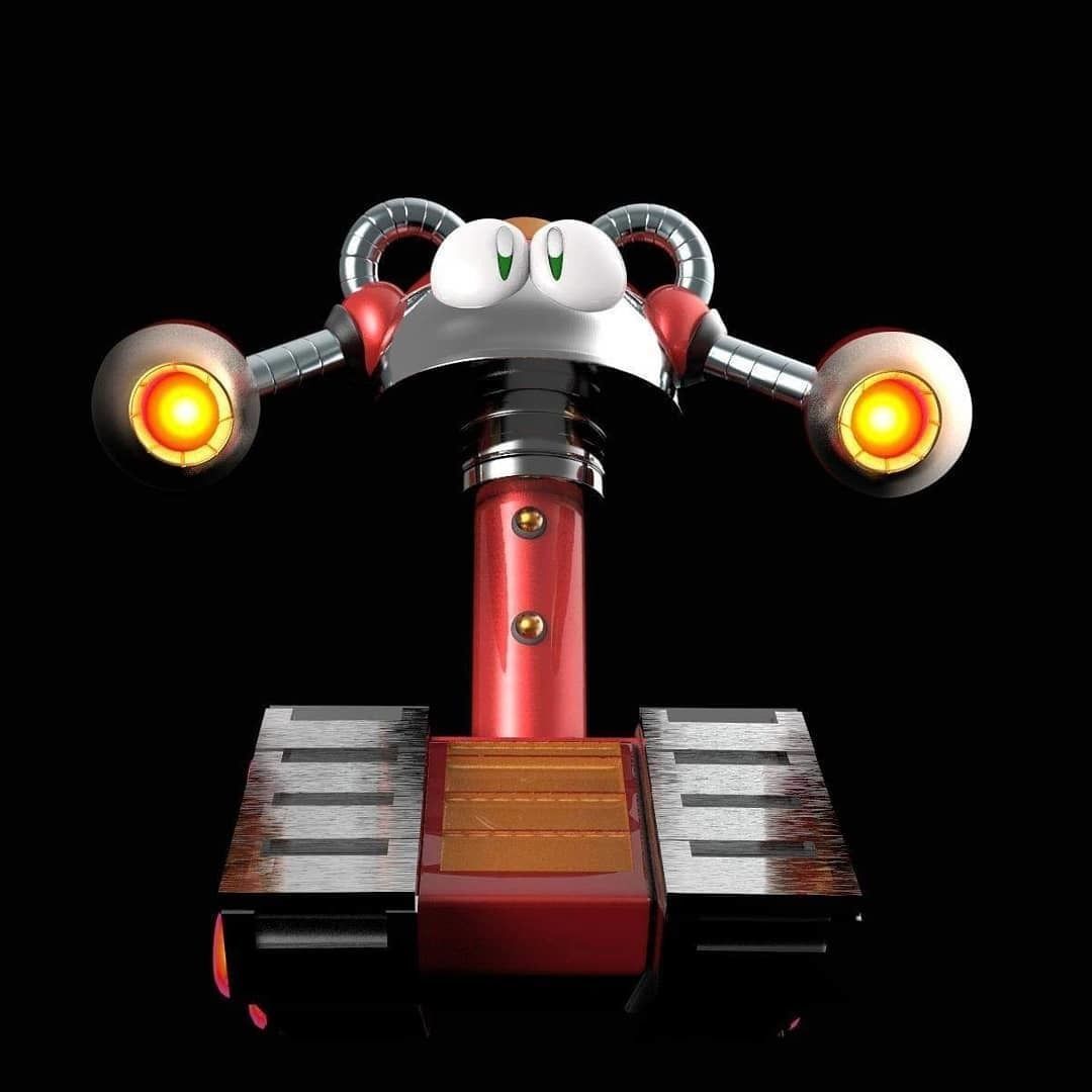 BUNBY TANK MEGAMAN Fanart 3D print model_1