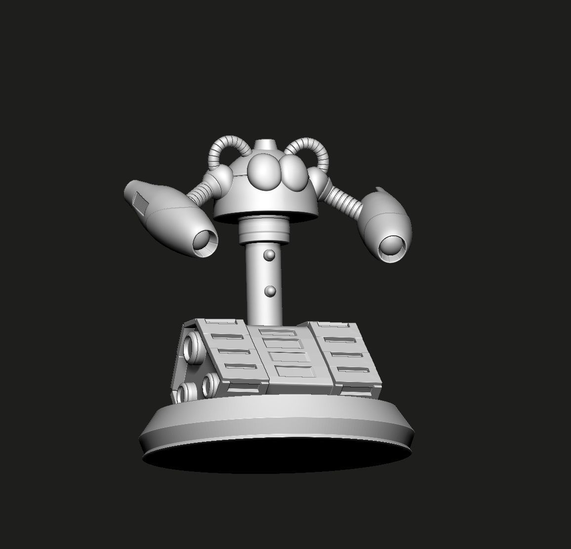 BUNBY TANK MEGAMAN Fanart 3D print model_5