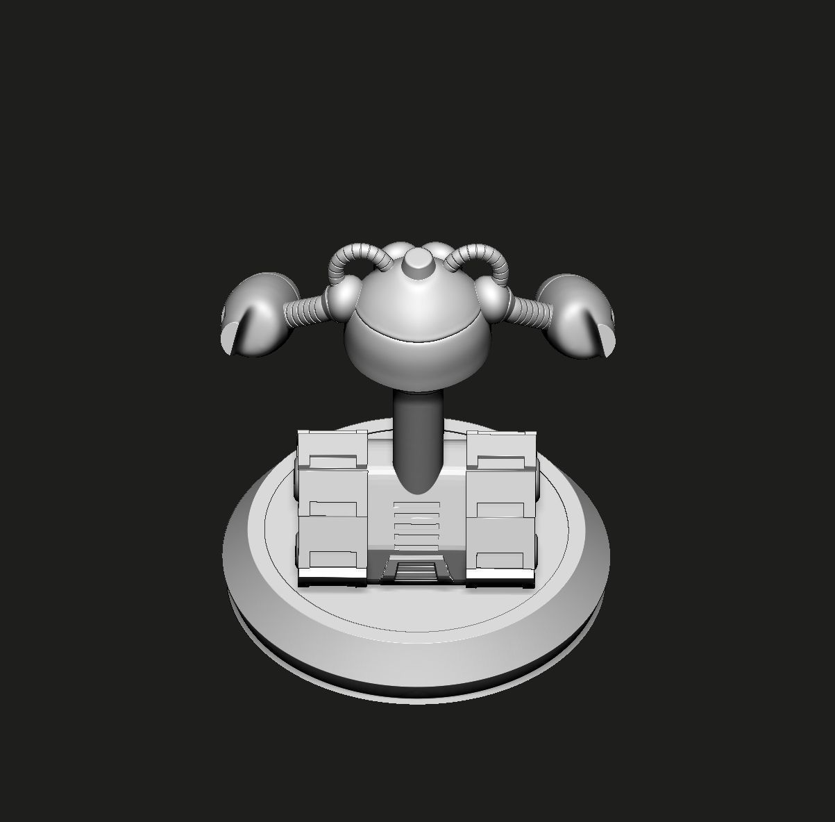 BUNBY TANK MEGAMAN Fanart 3D print model_7
