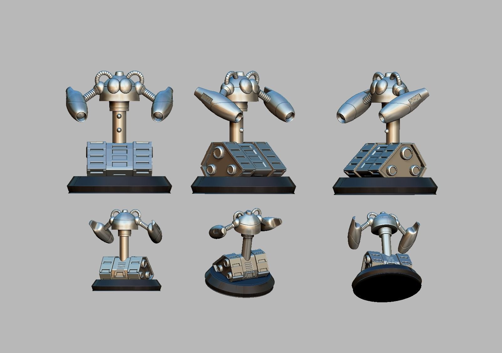 BUNBY TANK MEGAMAN Fanart 3D print model_12