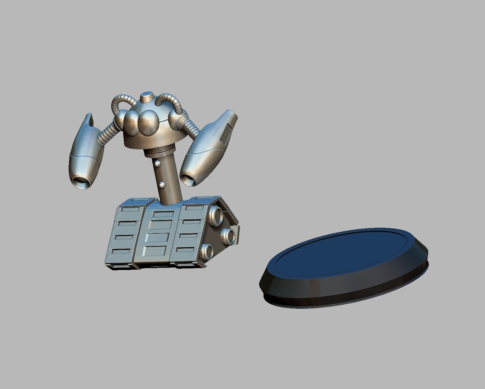 BUNBY TANK MEGAMAN Fanart 3D print model_10