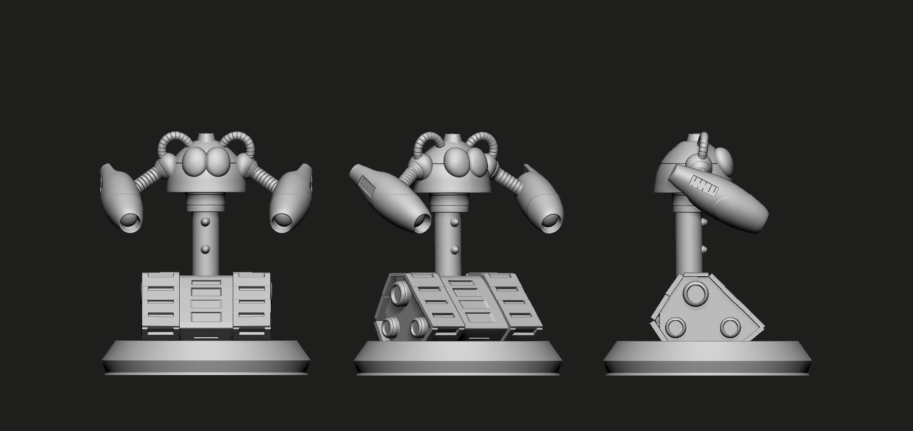 BUNBY TANK MEGAMAN Fanart 3D print model_8