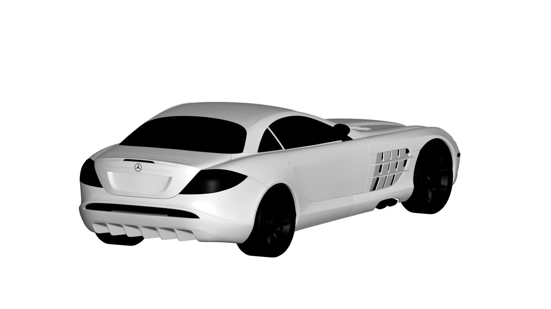 Mercedes Benz SLR  3D model_1