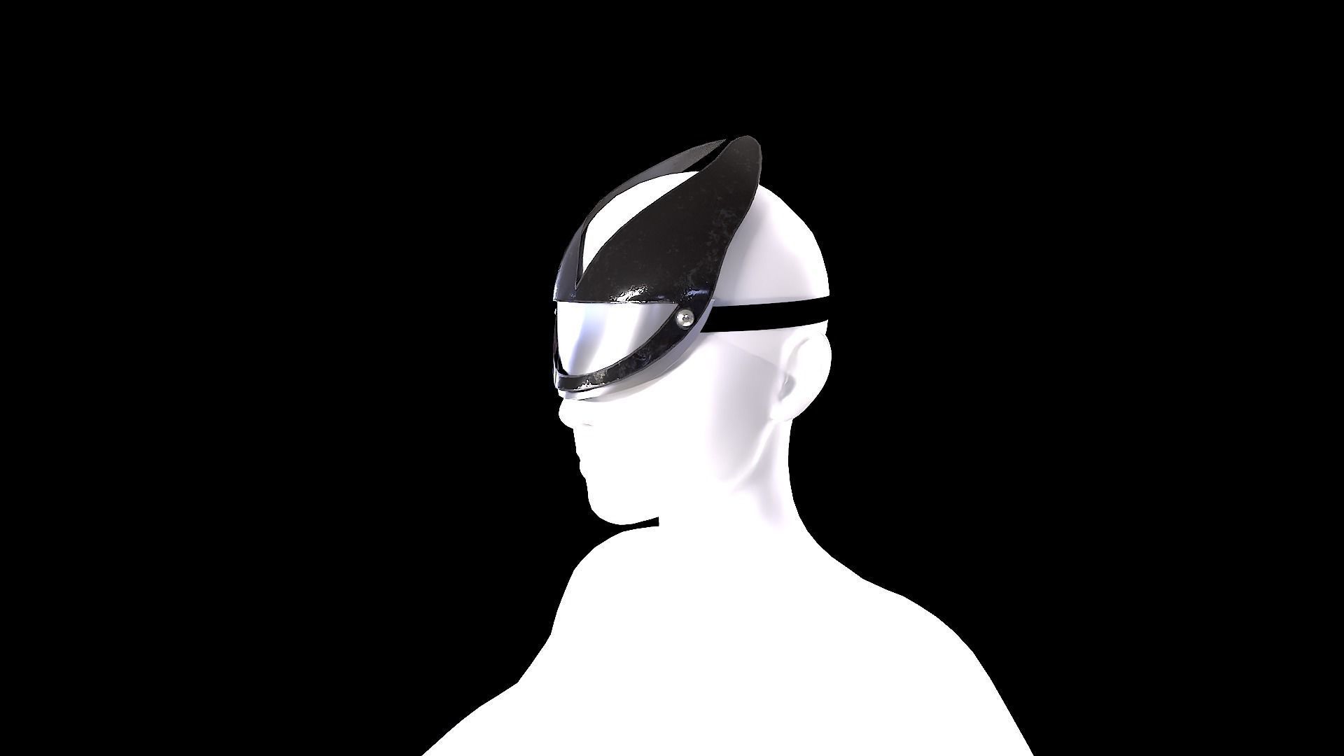 10 Different Masks Low-poly 3D model_8