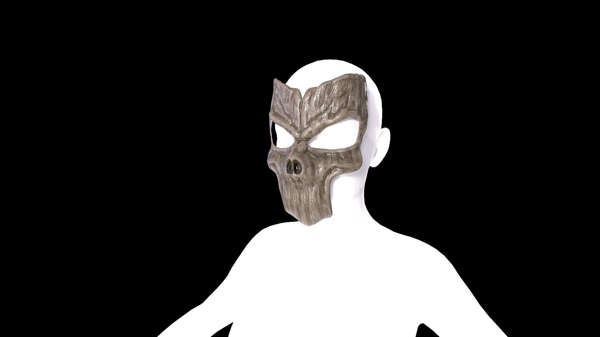10 Different Masks Low-poly 3D model_4