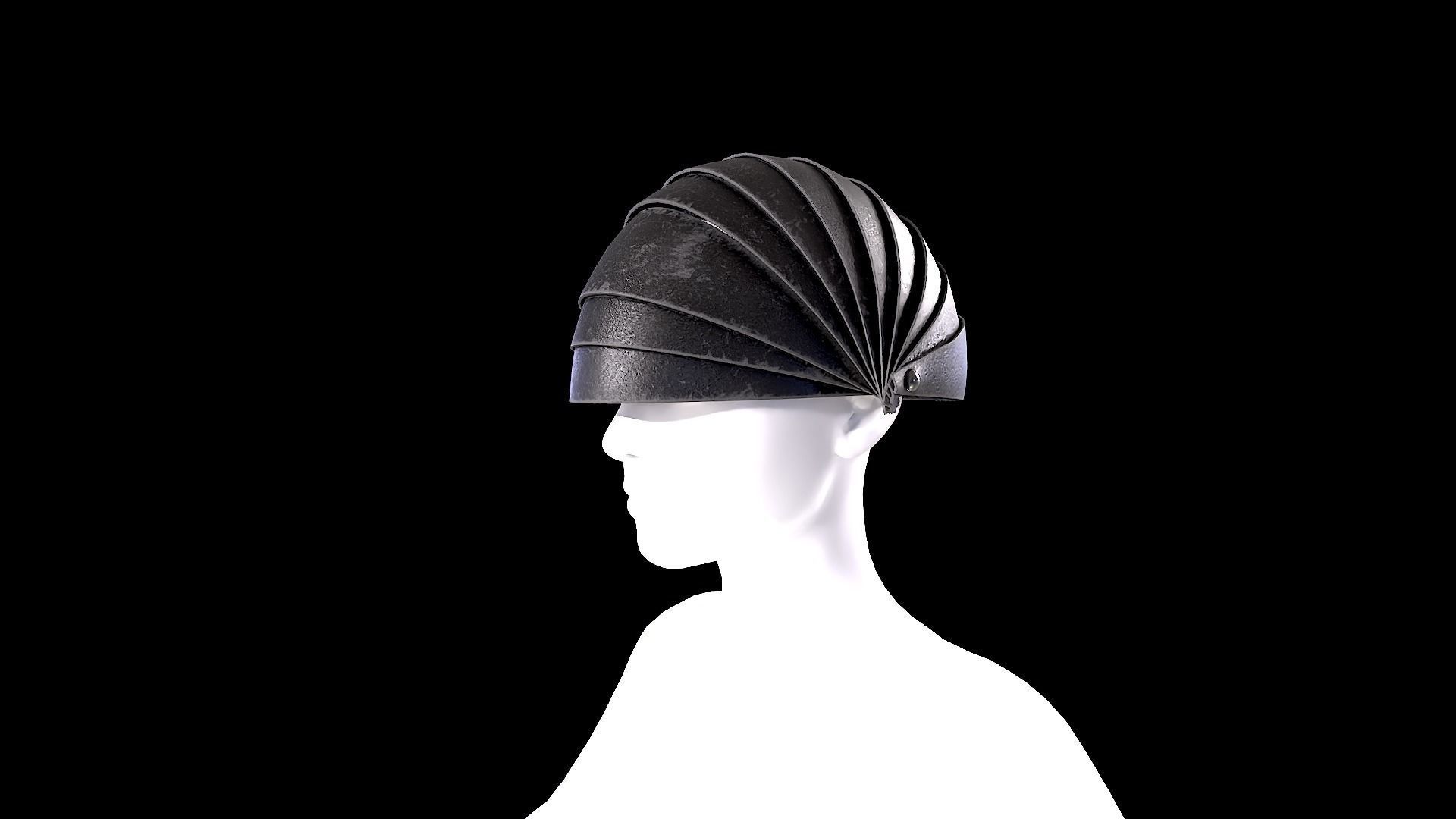 10 Different Masks Low-poly 3D model_2