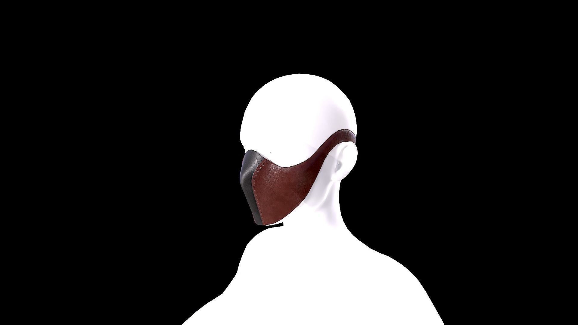 10 Different Masks Low-poly 3D model_6