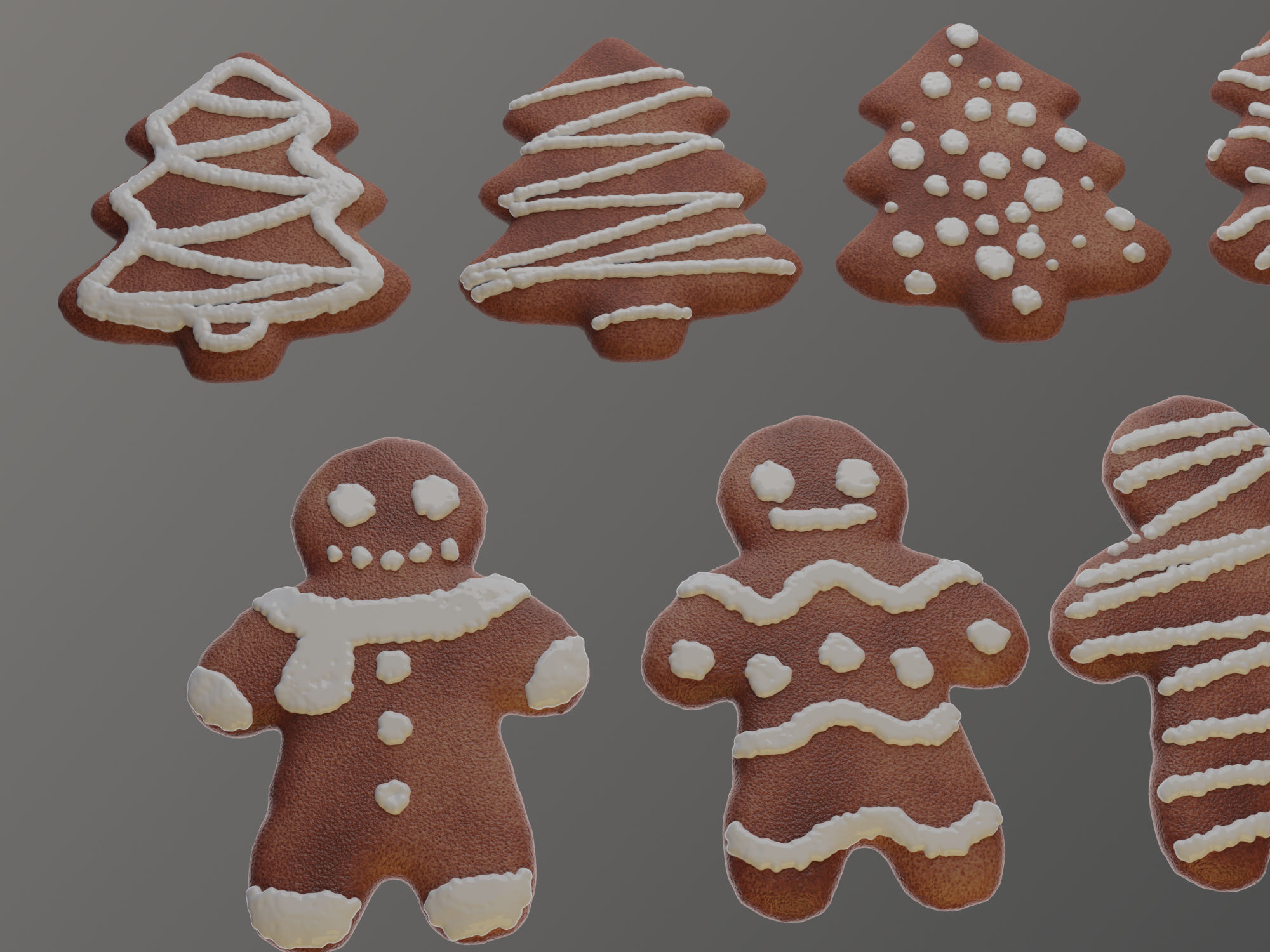 Christmas Cookies 3D model_4