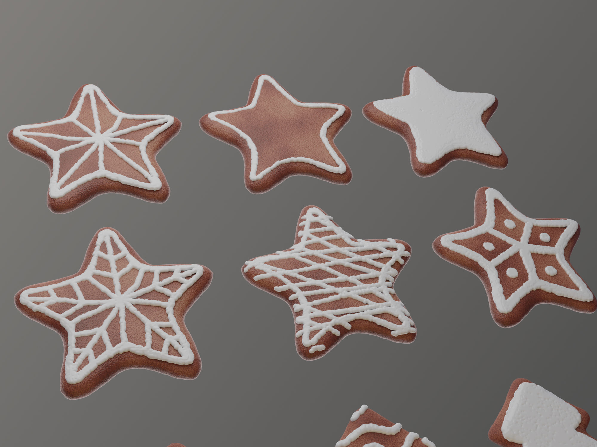 Christmas Cookies 3D model_3