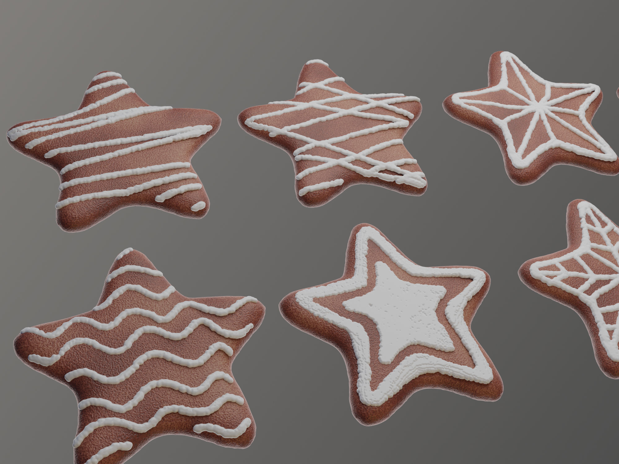 Christmas Cookies 3D model_2