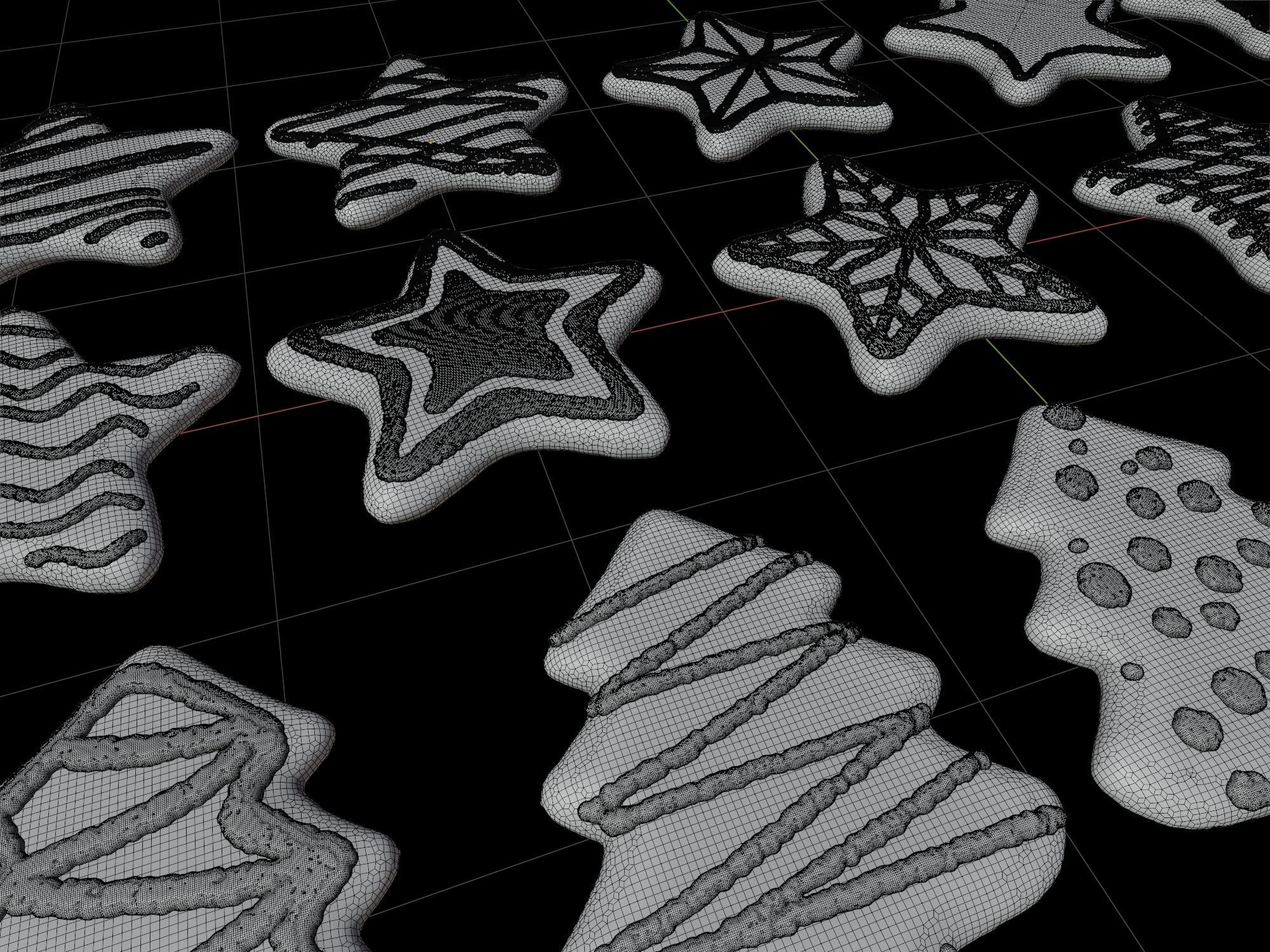 Christmas Cookies 3D model_6
