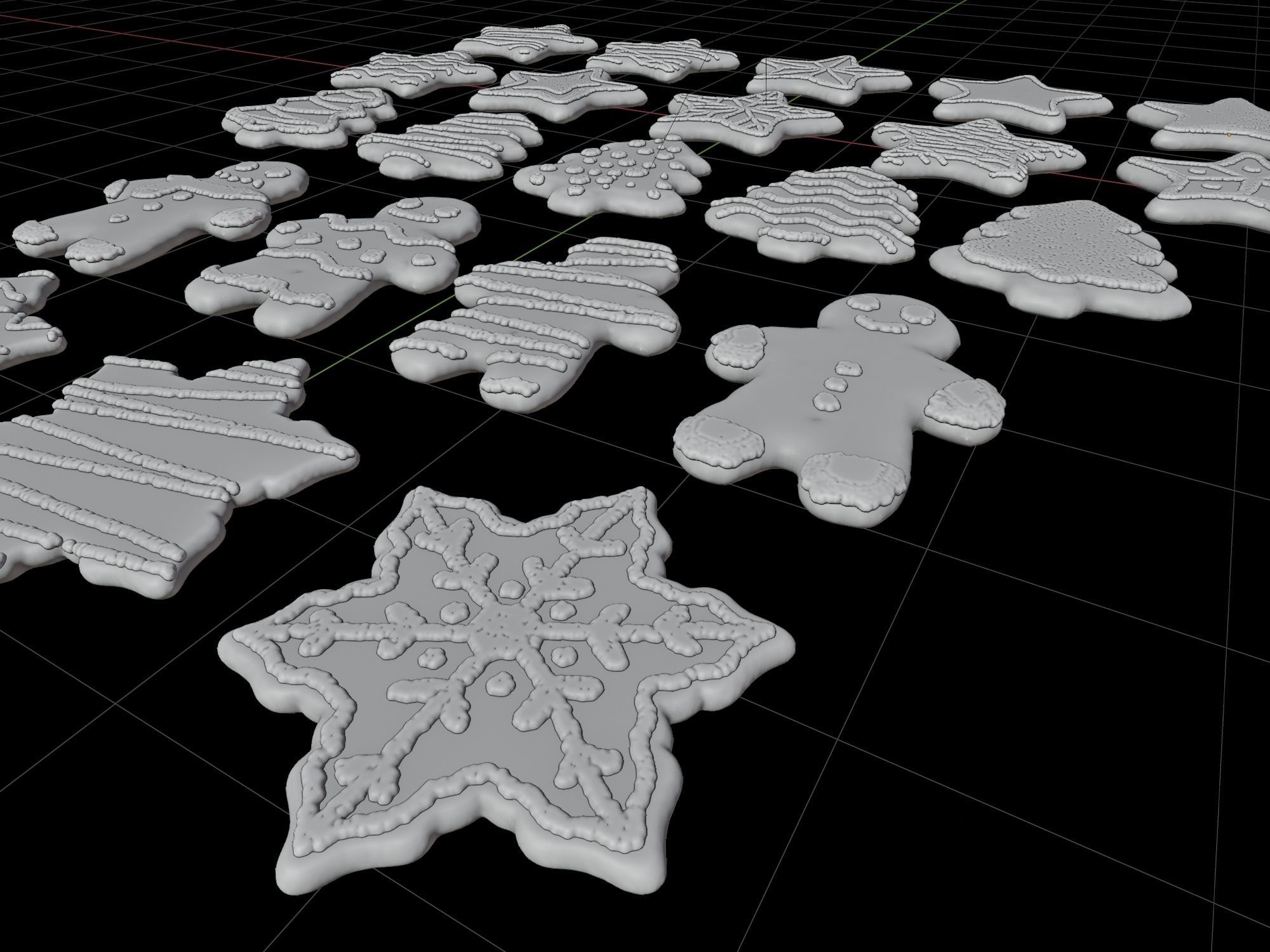 Christmas Cookies 3D model_7