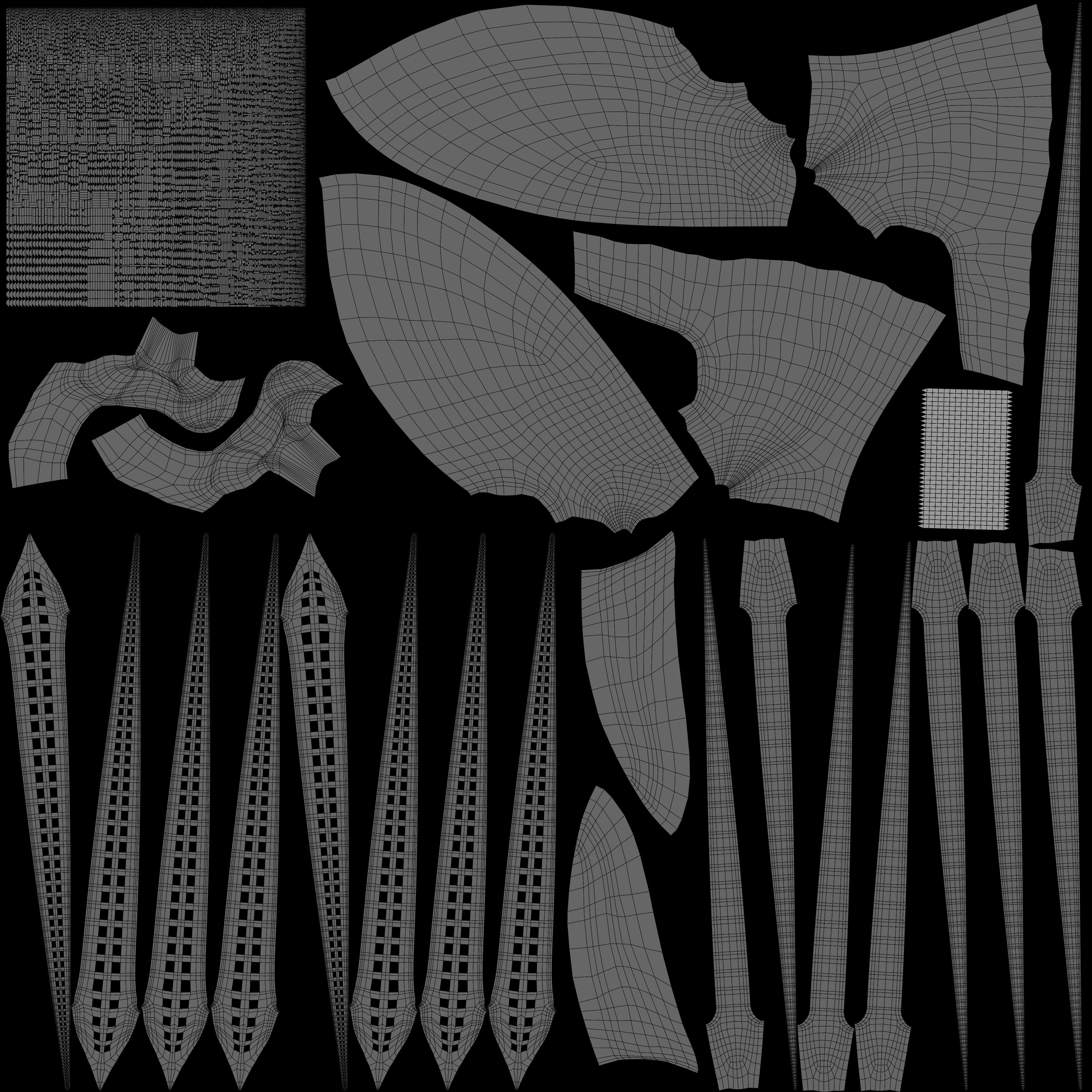 Animated Mimic Octopus Low-poly 3D model_23