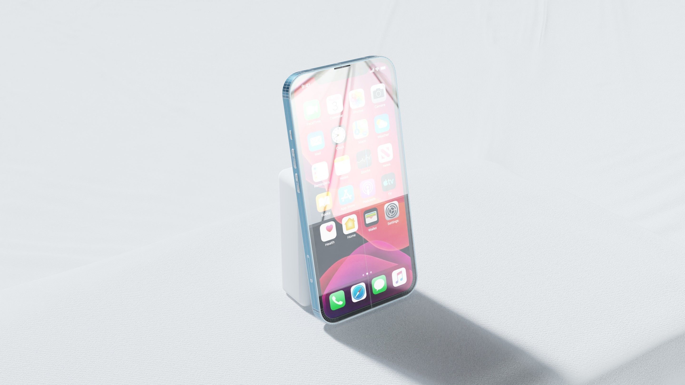 Iphone 13 Blue 3D model_33