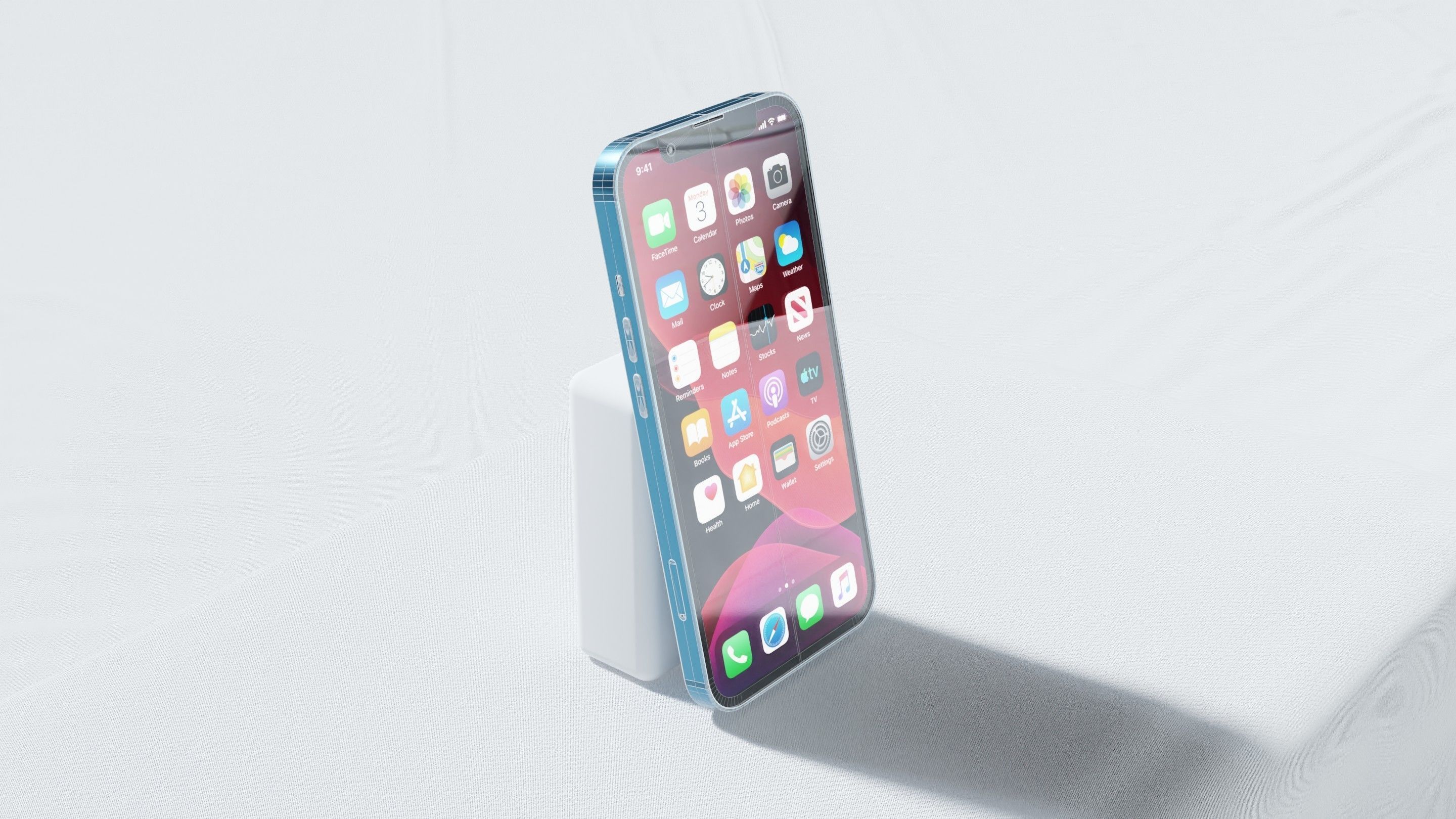 Iphone 13 Blue 3D model_32