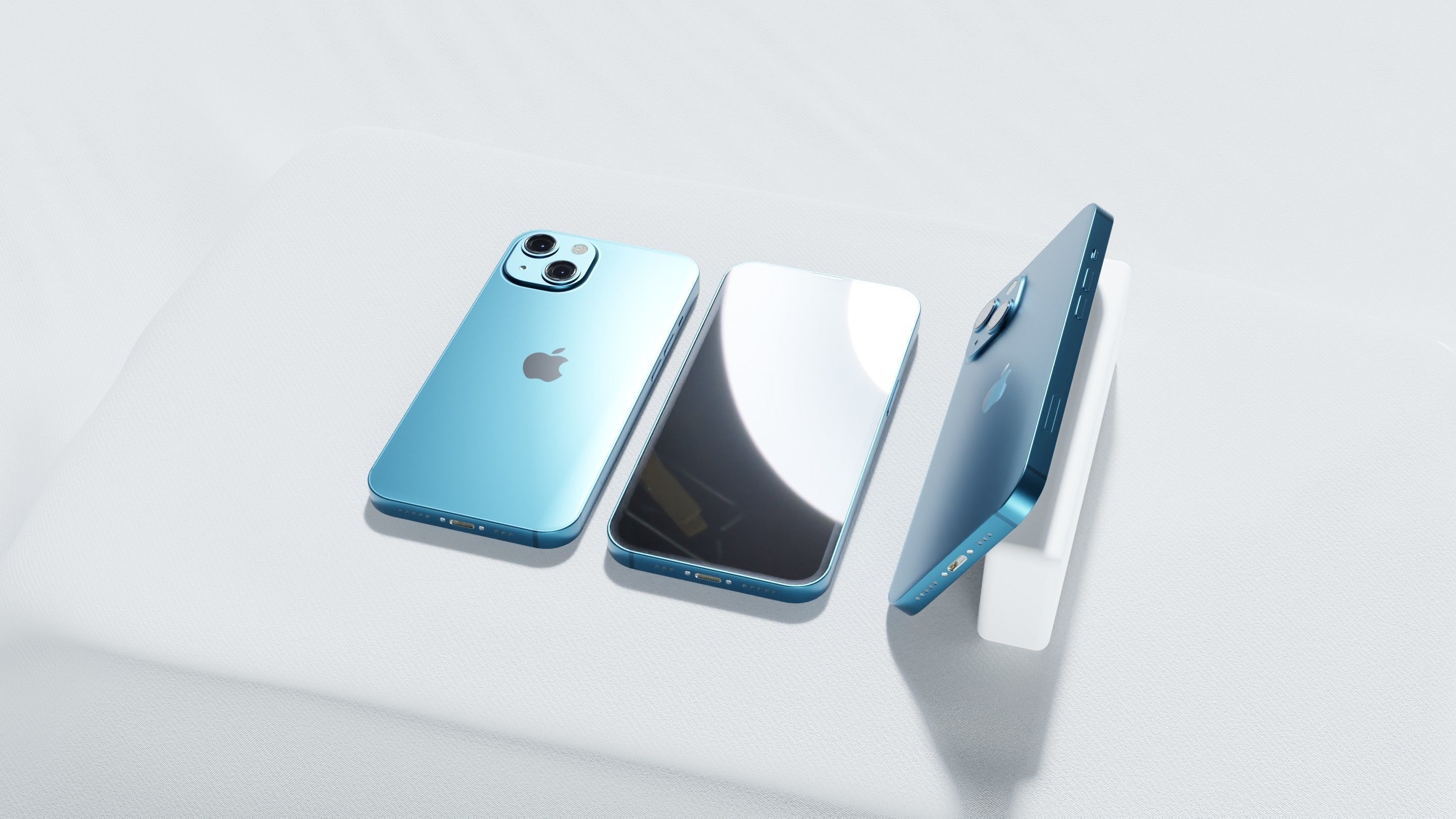 Iphone 13 Blue 3D model_6