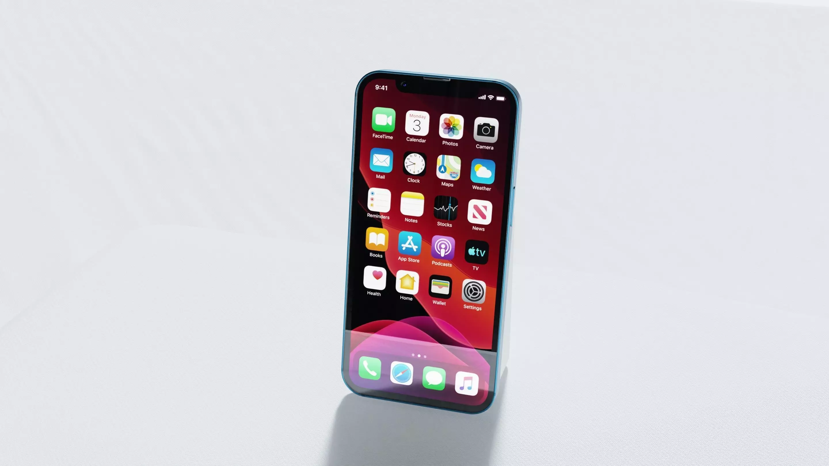 Iphone 13 Blue 3D model_0