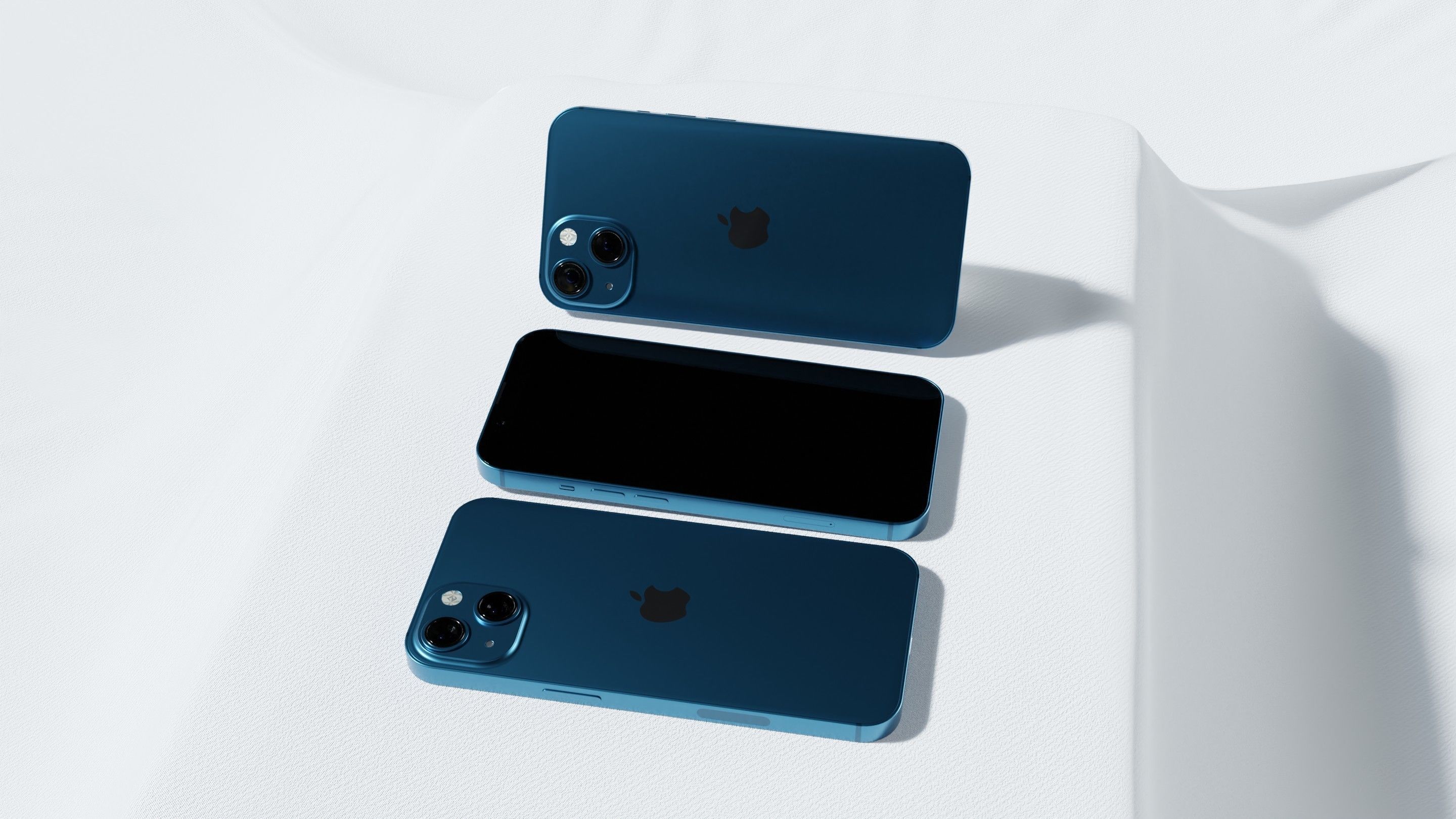 Iphone 13 Blue 3D model_1