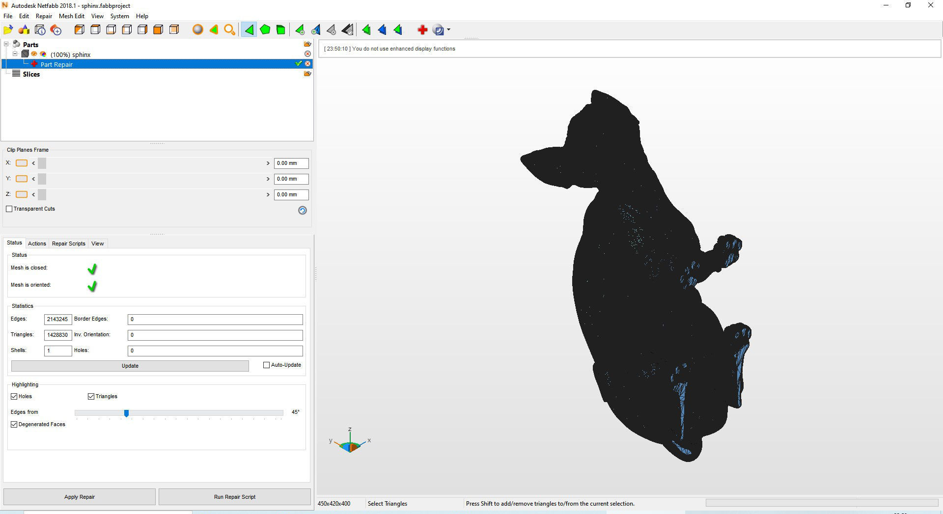 sphinx cat  3D print model_16