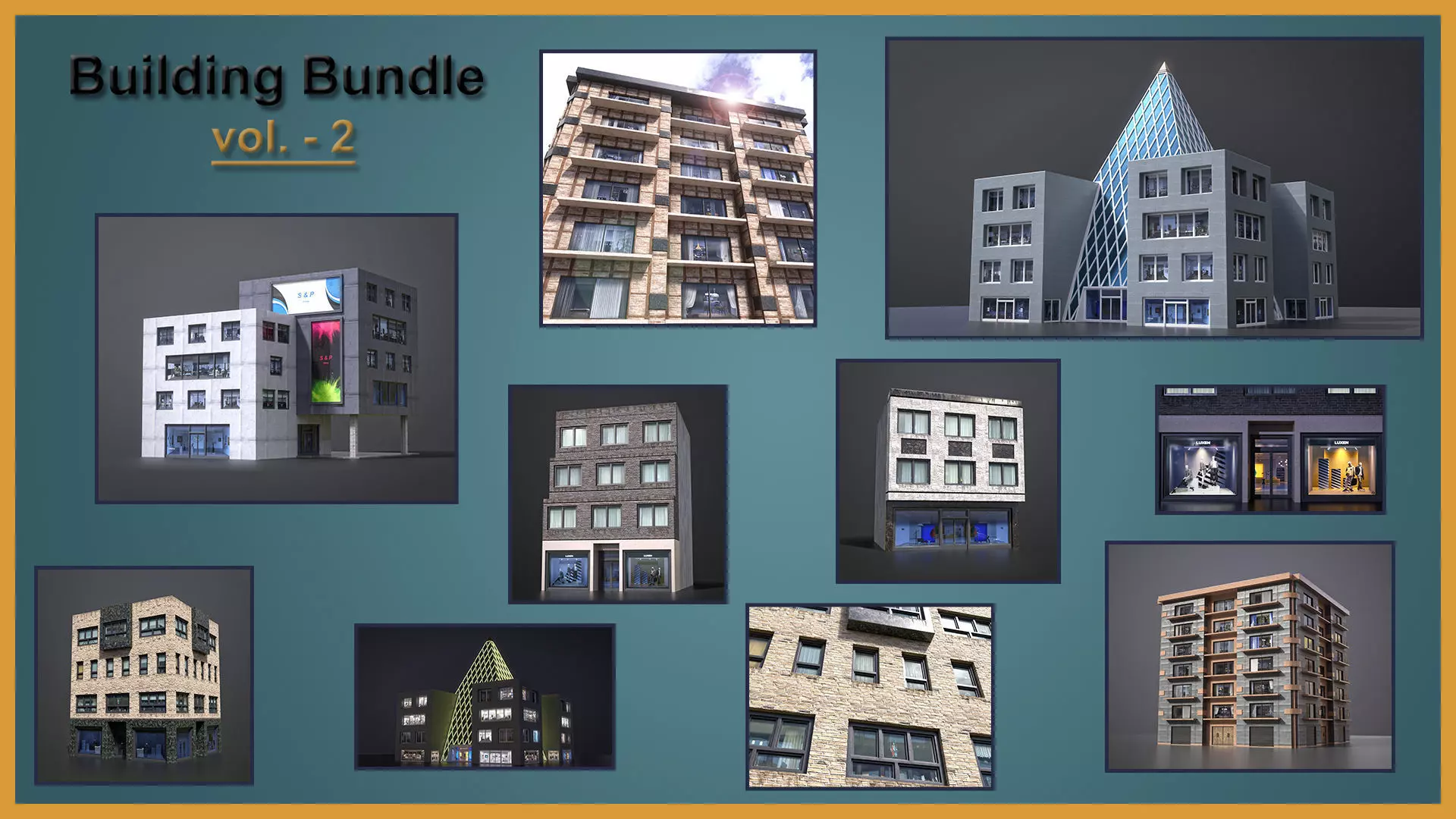 Building Bundle vol2 3D model