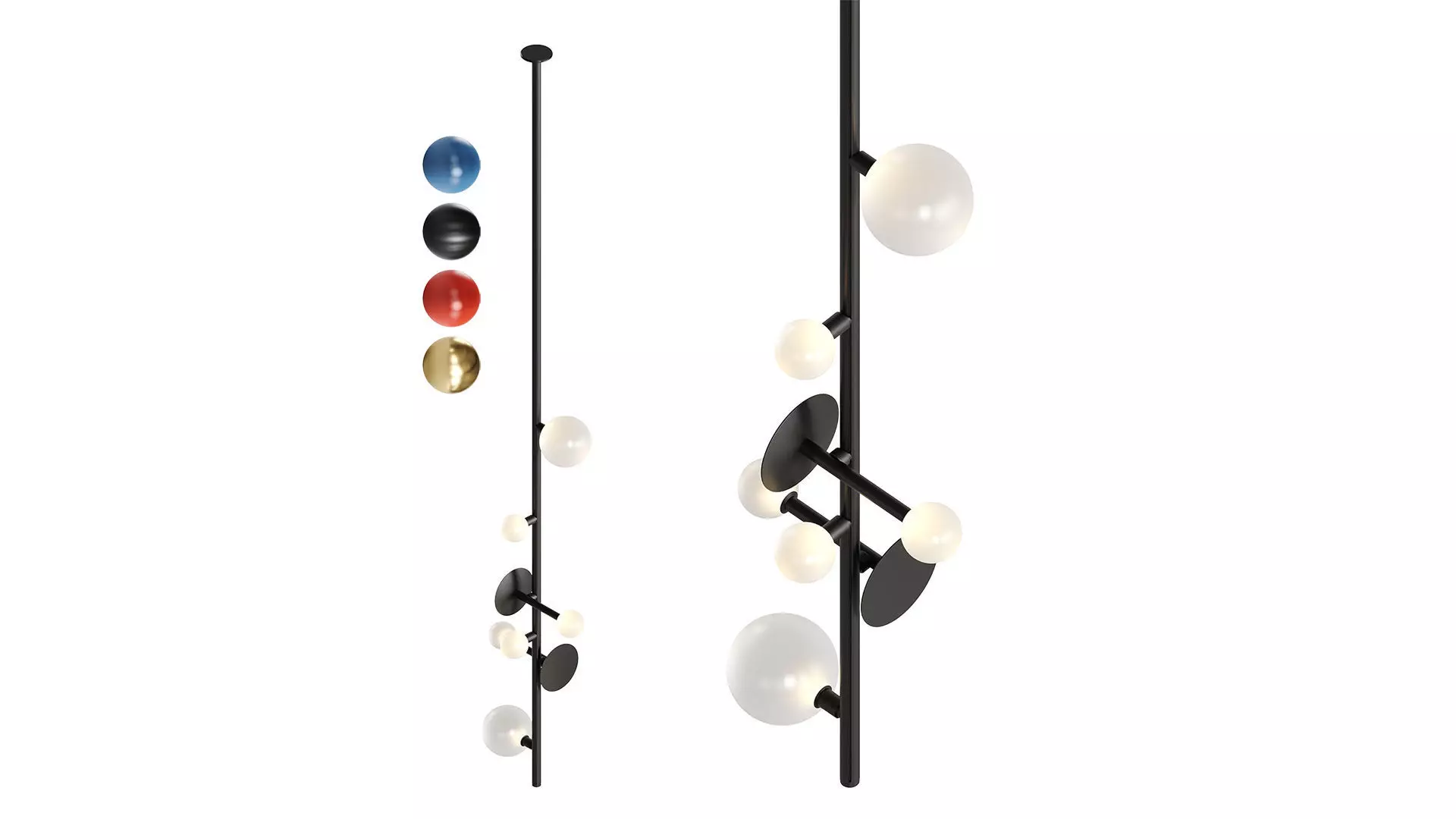 Typography VELA Pendant D by Studio Truly Truly 3D model